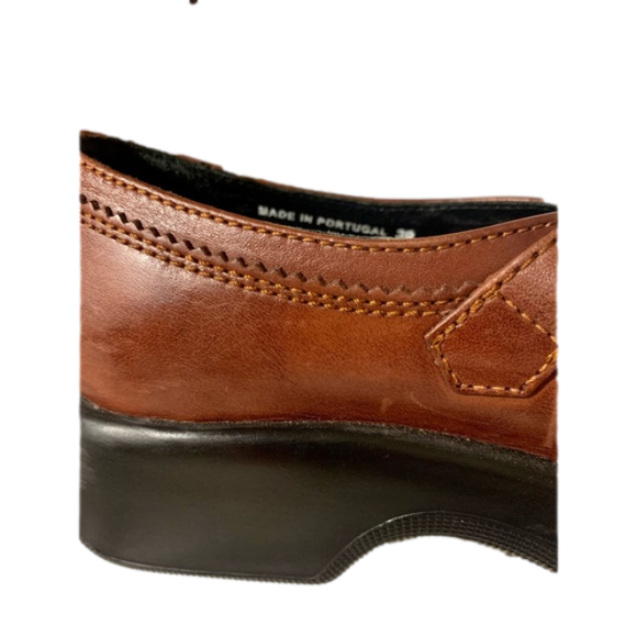 Dansko EUC Platform Leather Mary Janes Brown Clogs Shoes Eu Size 39 US 8 1/2 -9 - Picture 9 of 14